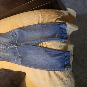 Hot Kiss Strapless Denim Jumper